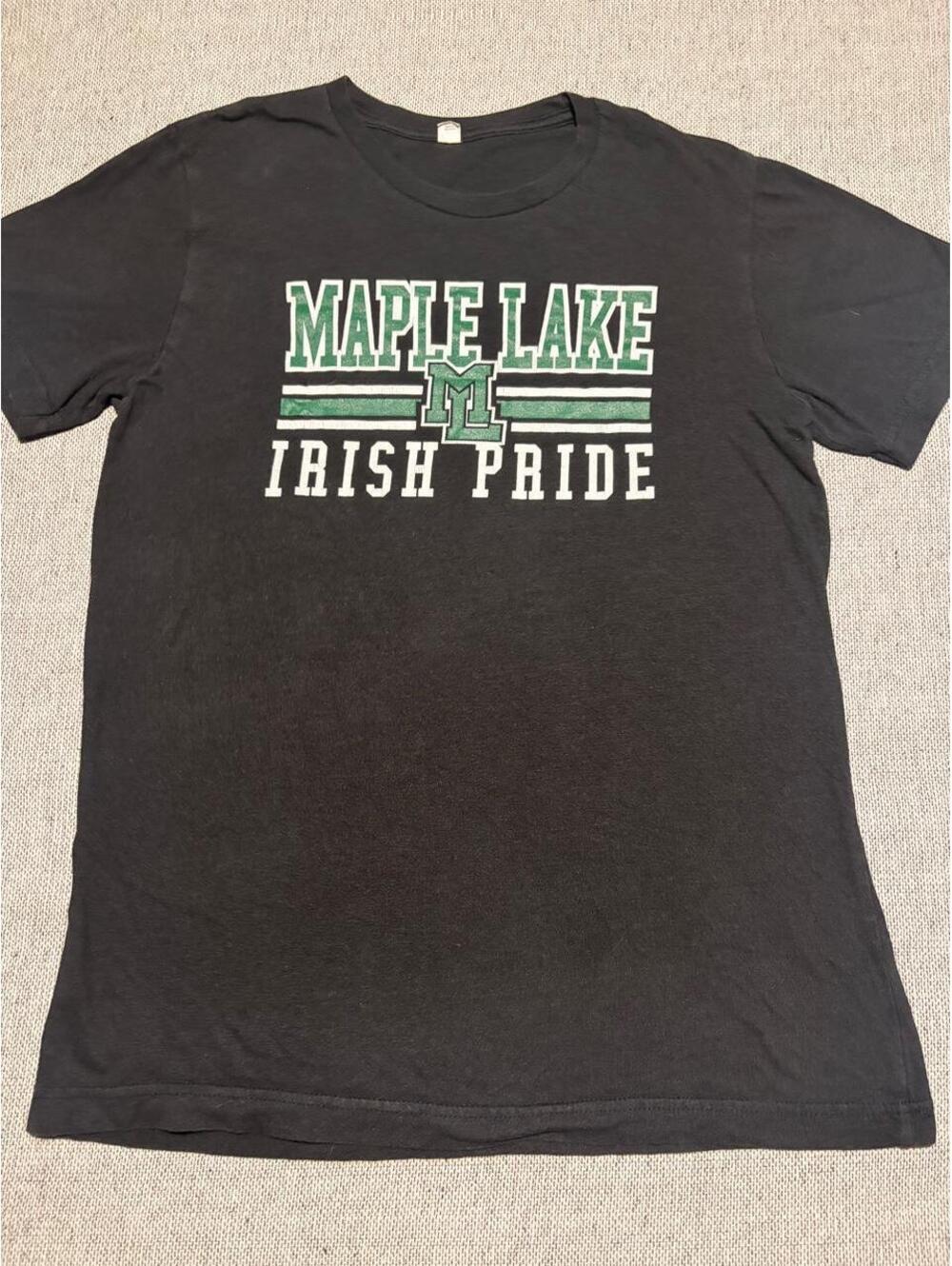 Maple Lake Irish Pride black t-shirt - S - 0387